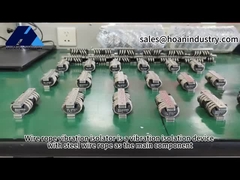 ワイヤー ロープの振動アイソレーター