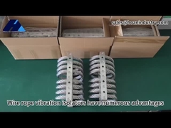 ワイヤー ロープの振動アイソレーター