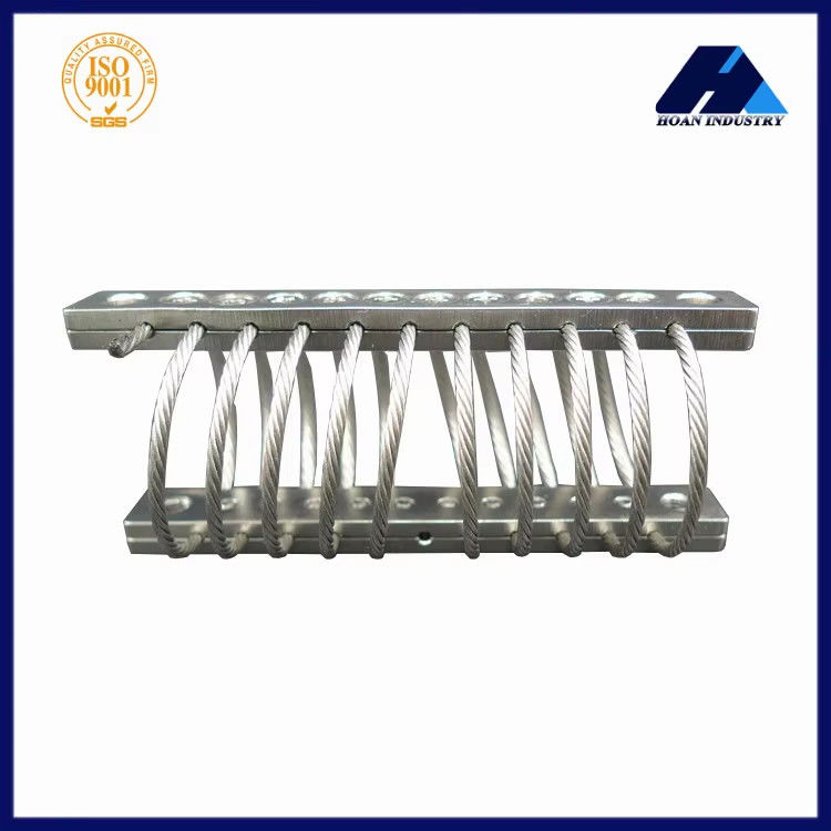 50N/mm 軸性硬さ 精密器具用ステンレススチールロープ振動隔離器 JGX-0240D-4.5A
