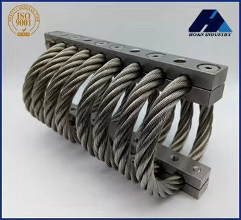 JGX-0480D-61A 61kg マックスロードワイヤロープ振動隔離器 244Kn/m振動削減