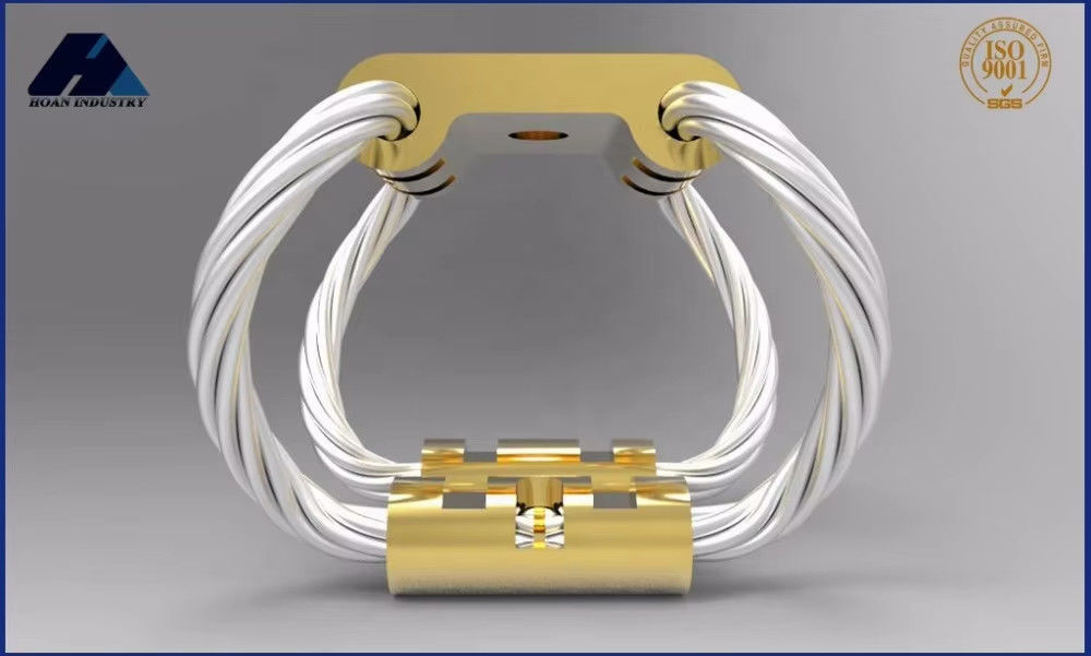 GR5-16A-A 低周波振動用鋼線ロープ防振器