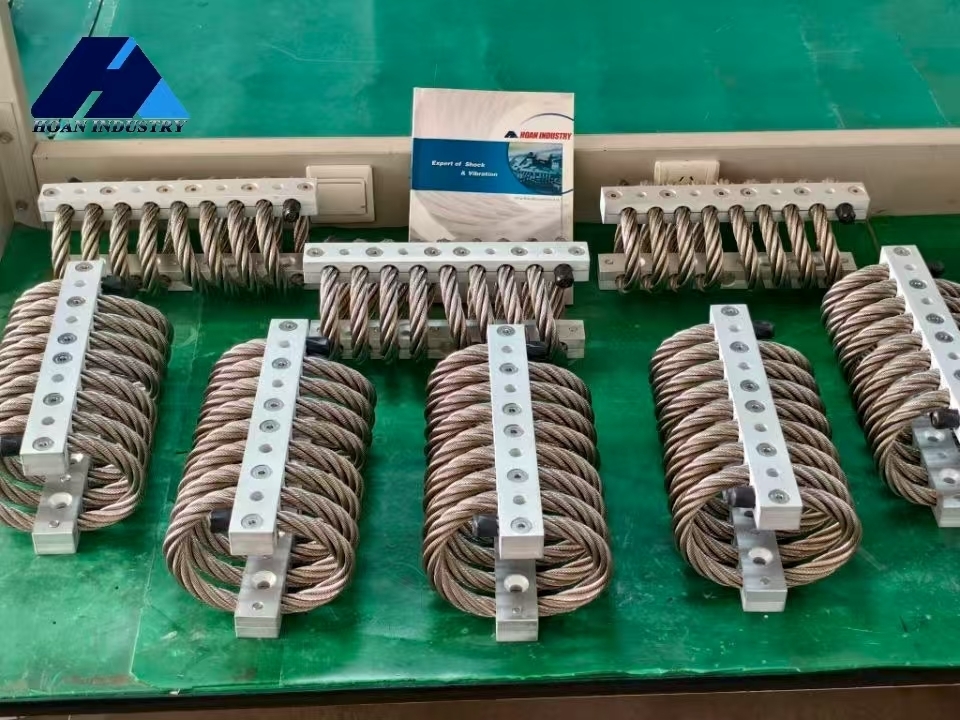 JGX-2228A-860A 非線形剛性鋼線ロープ振動アイソレータを備えた精密電子部品保護