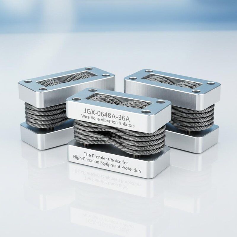 多方向振動保護のための5Hzから100Hzの隔離周波数を持つ電化鋼筋ロープ振動隔離器