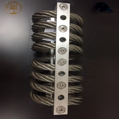 振動抑制用のワイヤロープ隔離器 8ループ