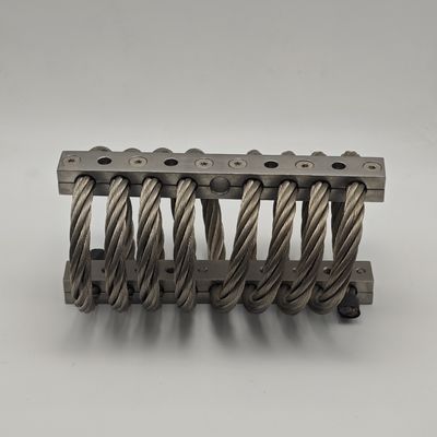 JGX-1276シリーズ 産業用ワイヤロープ振動隔離器 総幅50mm デザインスタイル 産業用