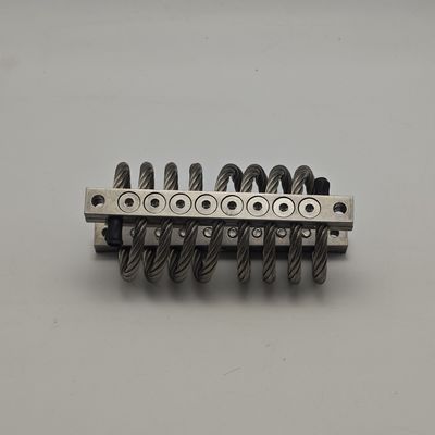 良い価格 JGX-0958A-43A 304ステンレス鋼のコネクタとフルーアゴム袖の鋼鉄ロープ振動隔離器 オンライン