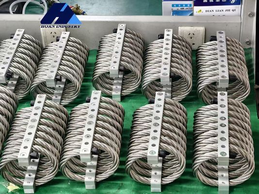 過酷な環境向けHoan Microwave JGX-1276A-233A 塩水噴霧および耐腐食性ワイヤーロープ振動アイソレータ